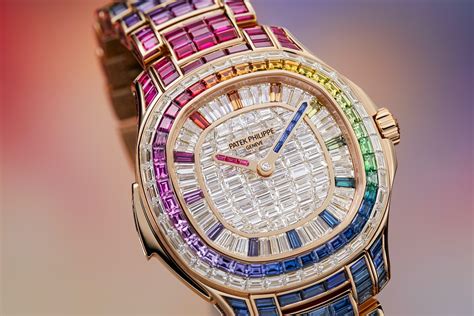 patek philippe luce rainbow minute